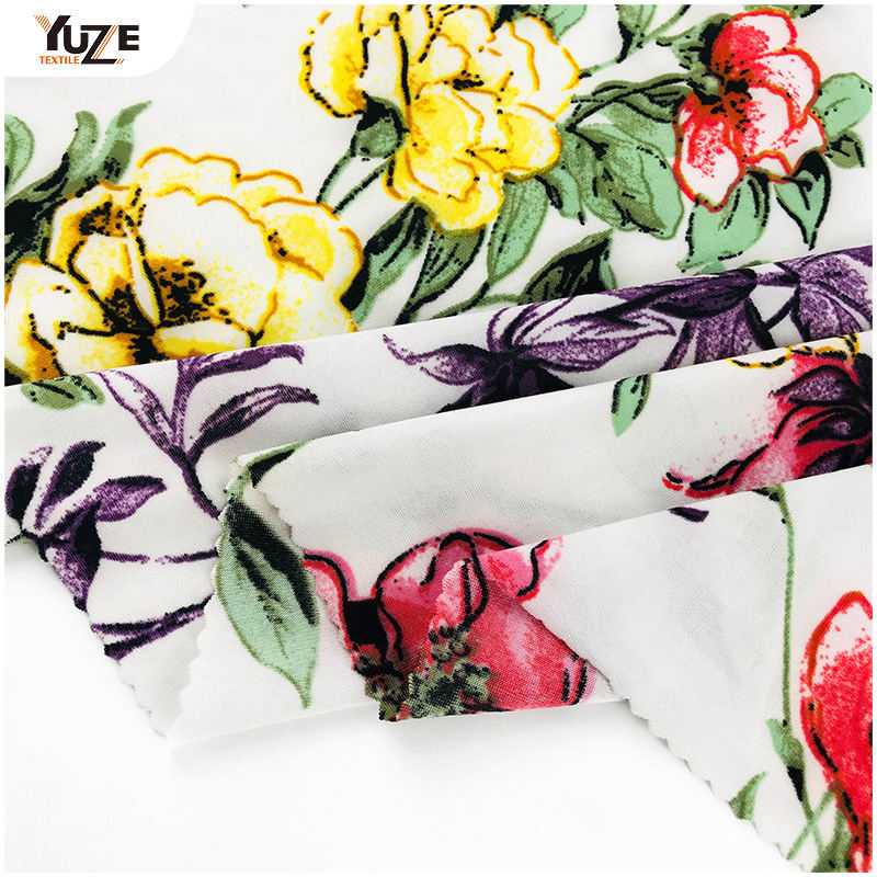 YZS20-375-5 fdy spandex print