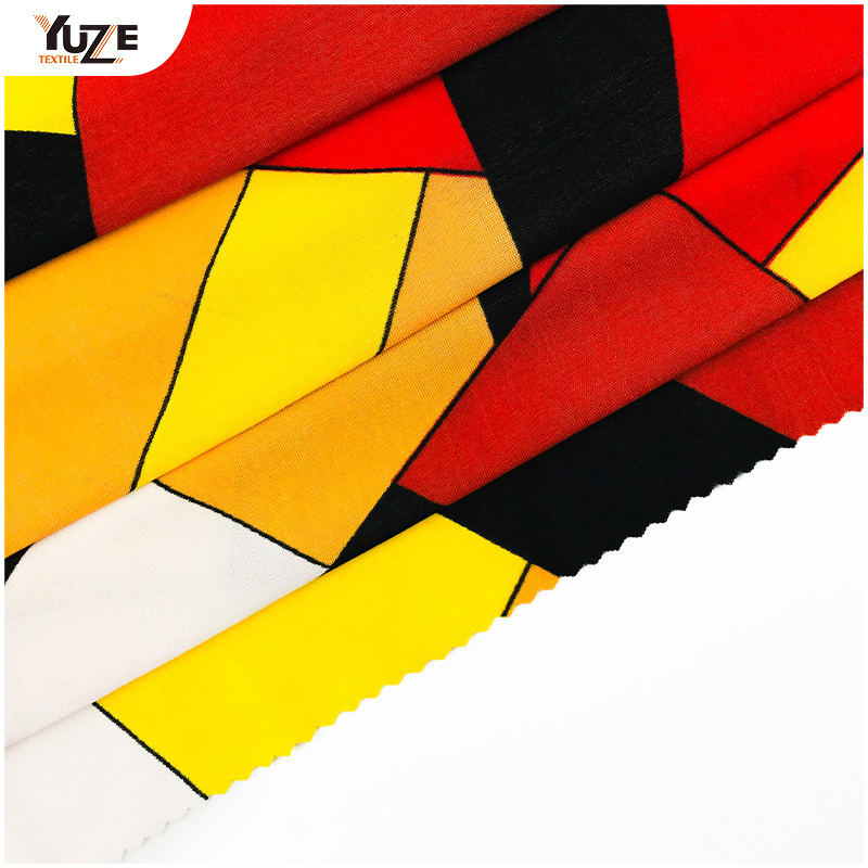 YZS20-378-1 fdy spandex print