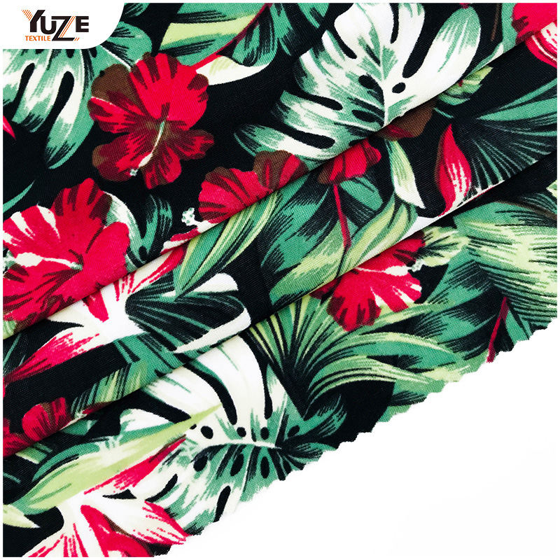 YZS20-385-4 fdy spandex print