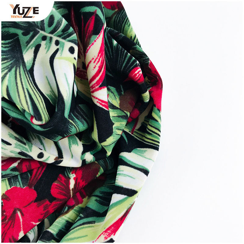 YZS20-385-4 fdy spandex print