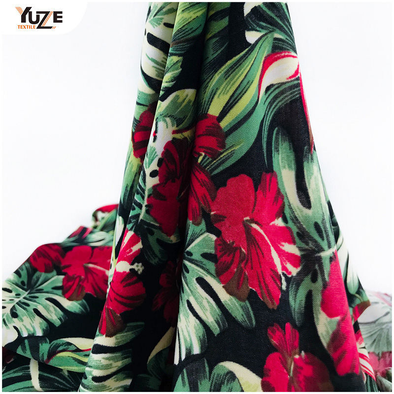 YZS20-385-4 fdy spandex print