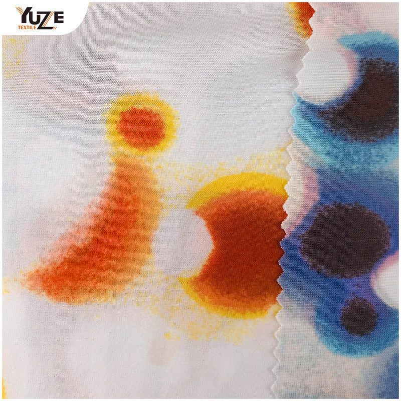 YZS20-391-4 fdy spandex print