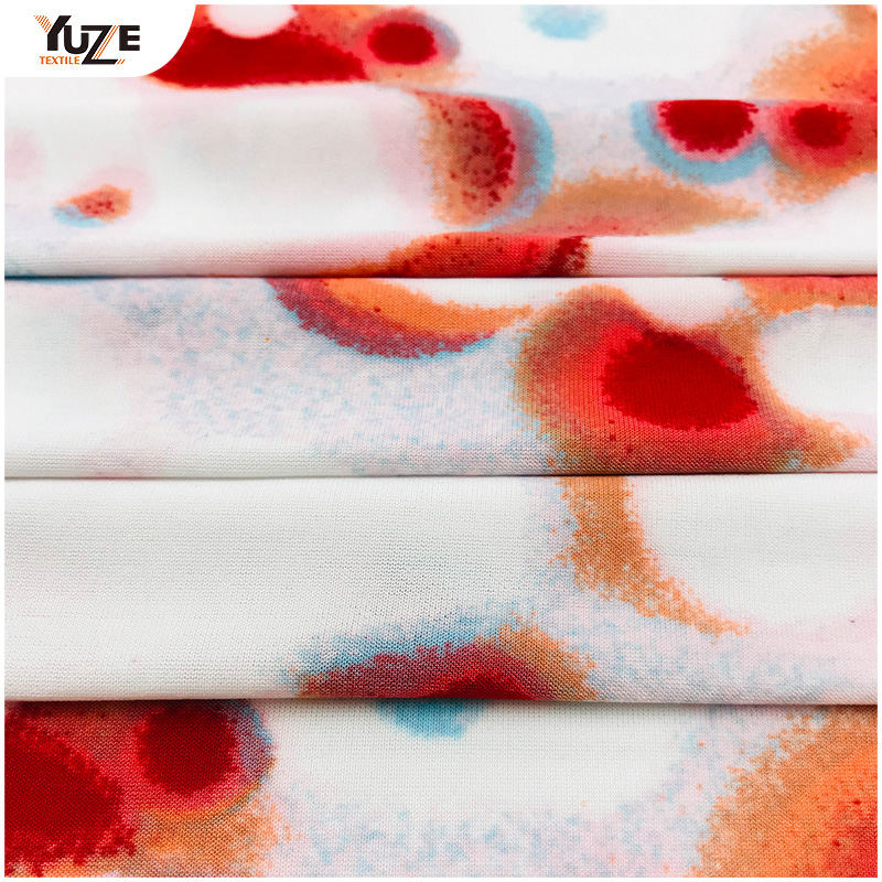 YZS20-391-4 fdy spandex print