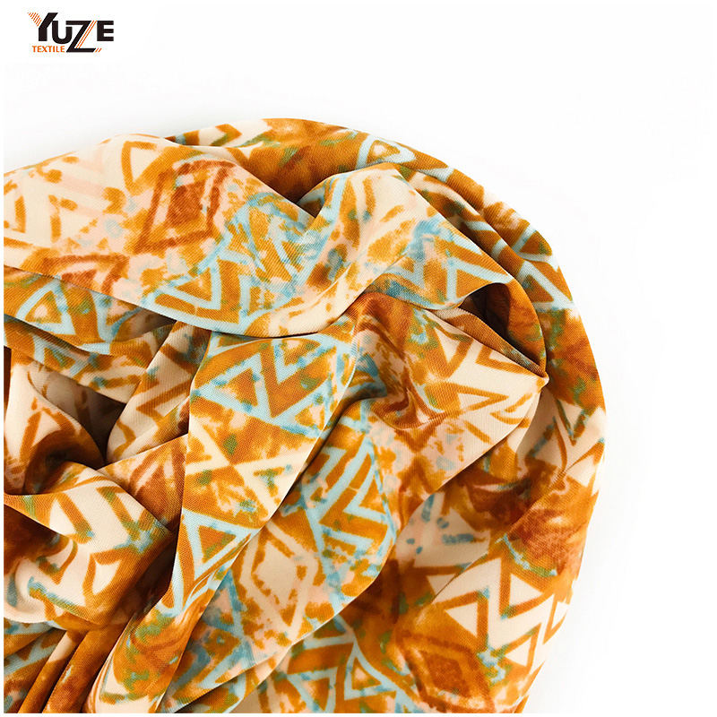 YZS20-528-4 fdy spandex print