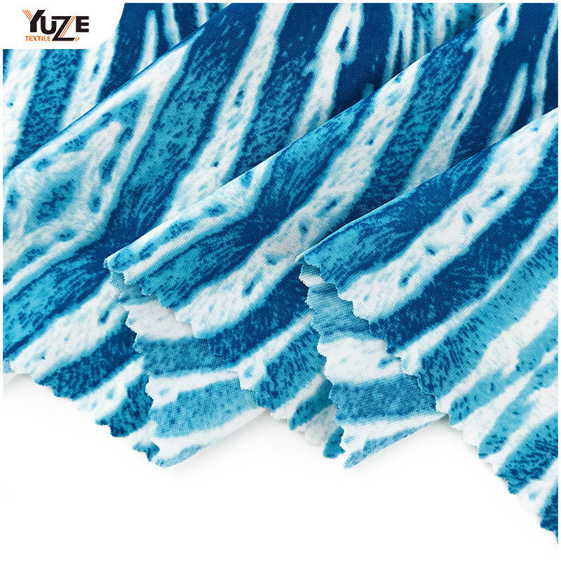 YZS20-528-5 fdy spandex print