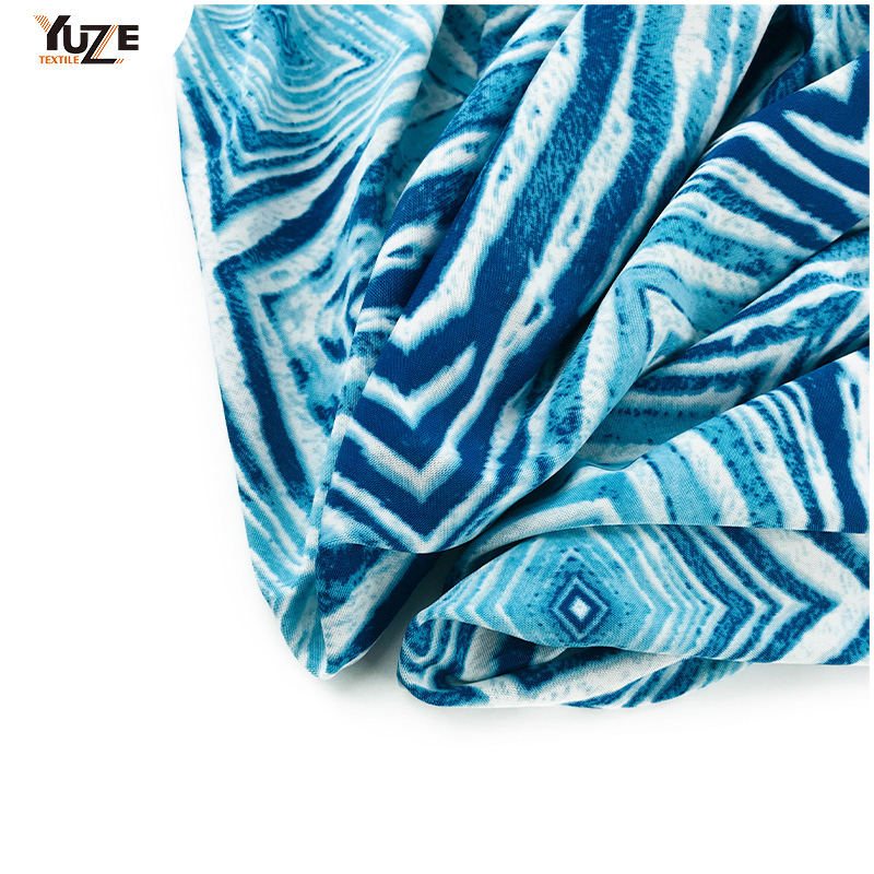 YZS20-528-5 fdy spandex print