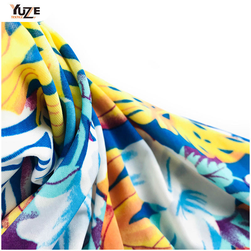 YZS21-115-5 fdy spandex print