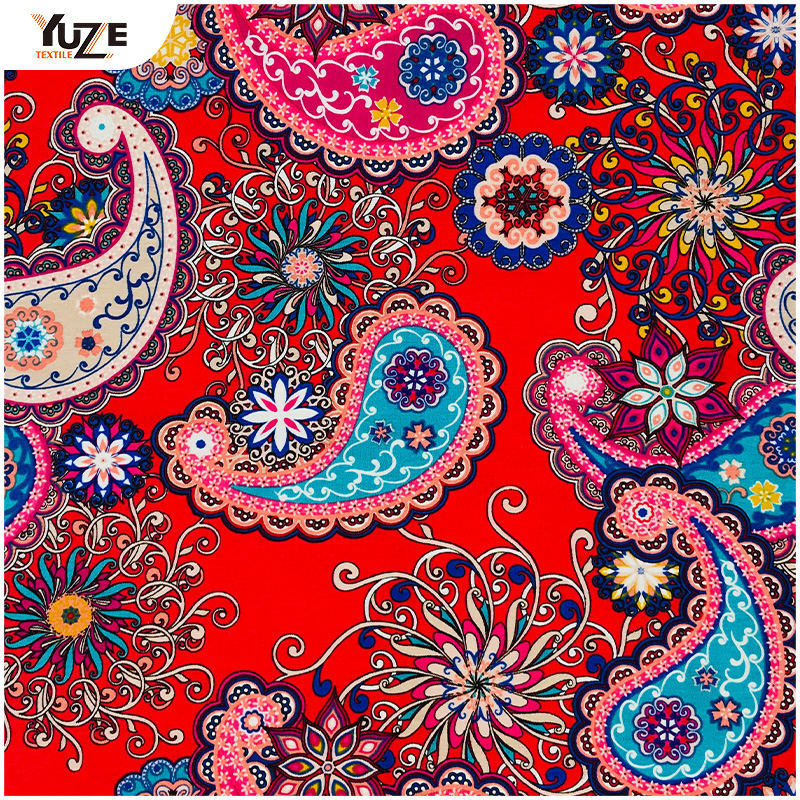 Yzmy-170715 Rayon oe spandex print