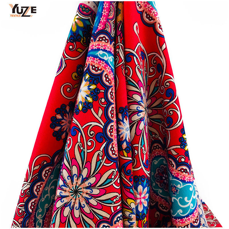 Yzmy-170715 Rayon oe spandex print