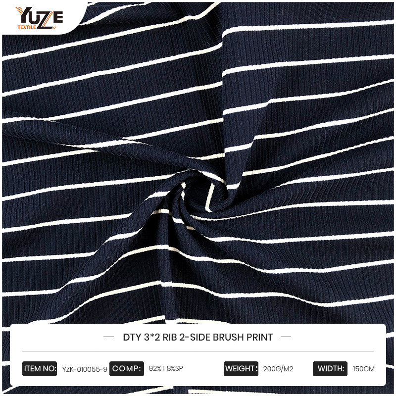 YZK-010055-9 DTY 3*2 RIB RIB s 2 strane četkice