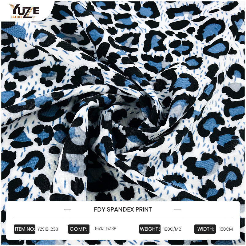 YZS18-238 fdy spandex print