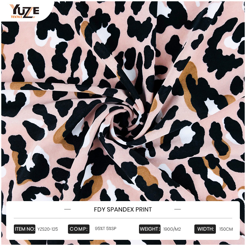 YZS20-125 fdy spandex print