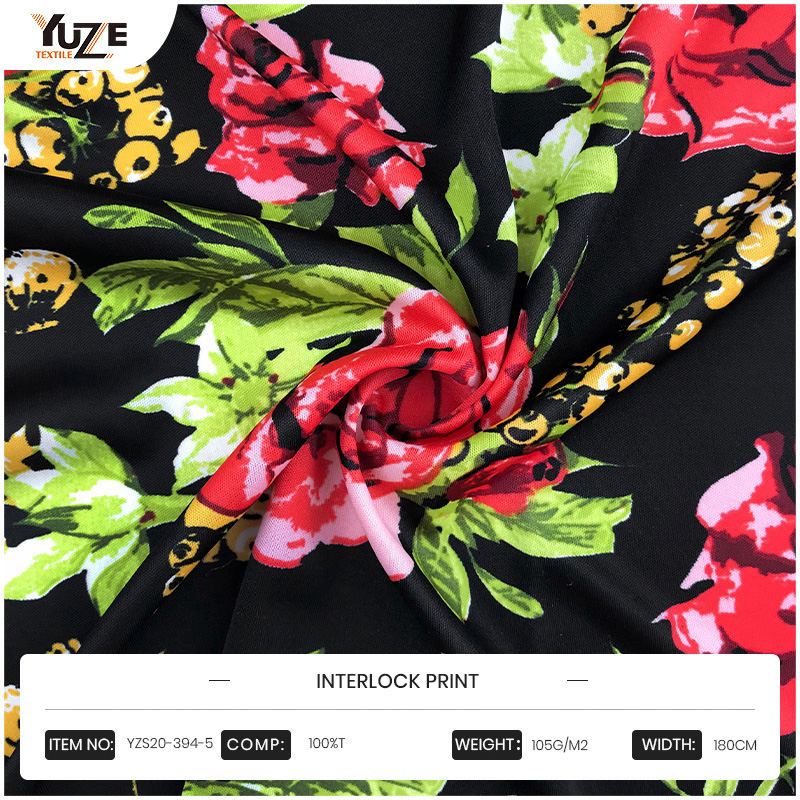 YZS20-394-5 INTERLOCK PRINT