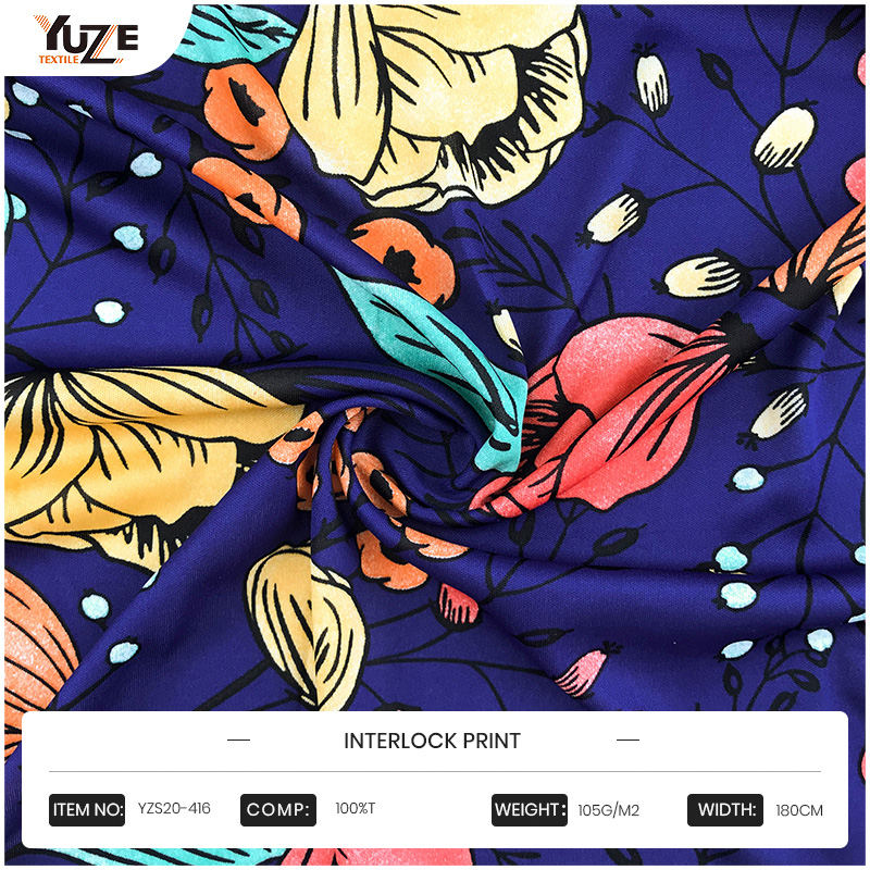 YZS20-416 INTERLOCK PRINT