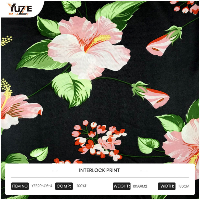 YZS20-416-4 INTERLOCK PRINT