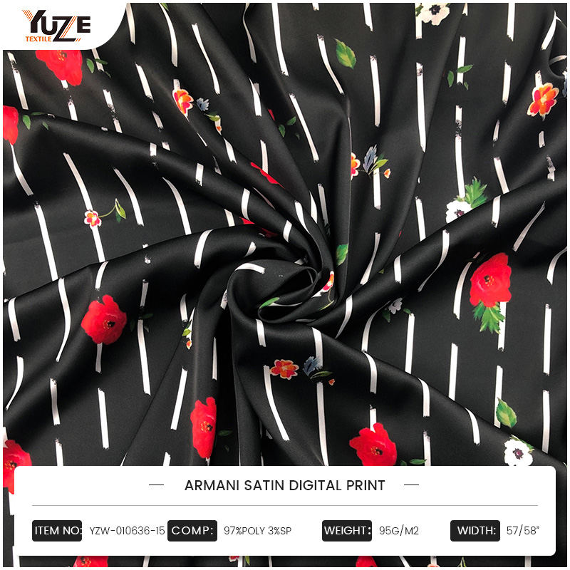 YZW-010636-15 Armani Saten Digital Print