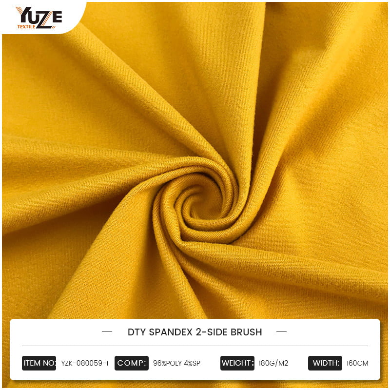 YZK-080059-1 DTY SPANDEX 2-strana četkica