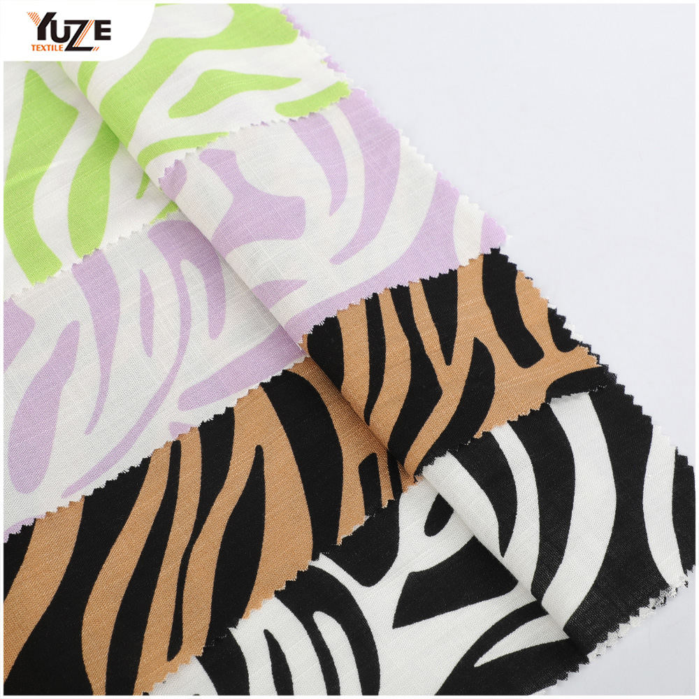 YZW-020025-7 Rayon SP Slub tkani PRT